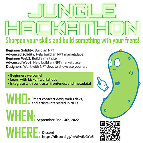 Hackathon flyer